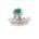 The Emerald Leaflet Ring